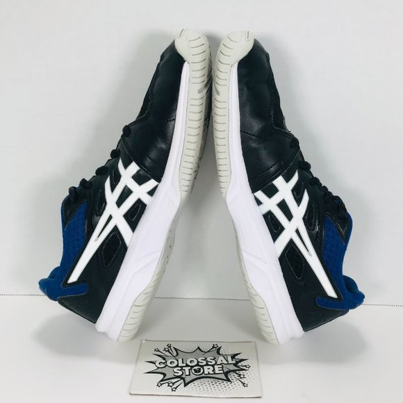 ❌SOLD❌ Asics Gel Upcourt 3 Volleyball Shoes Black Blue White - Picture 6 of 9